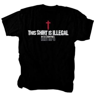 Christian Attire-Illegal in 53 Countries